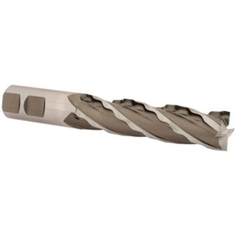 Weldon 7/8 Diam 4-Flute 30 High Speed Steel Square Roughing & Finishing End Mill Uncoated, 3-1/2 LOC, 5-3/4 OAL, 7/8 Shank Diam, Regular Length 66126-00-W – 81752578