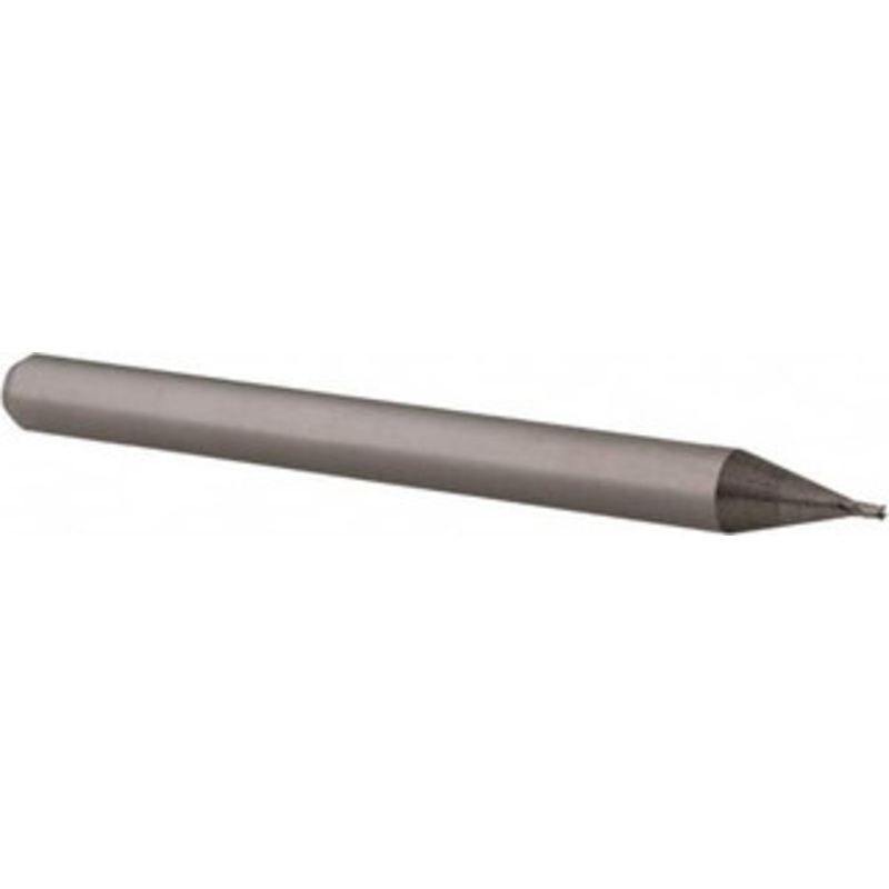 Accupro 0.023, 0.035 LOC, 1/8 Shank Diam, 1-1/2 OAL, 4 Flute, Solid Carbide Square End Mill Single End, Uncoated, Spiral Flute, 30 Helix, Centercutting, Right Hand Cut, Right Hand Flute, Series Miniature 6502273 – 62774450