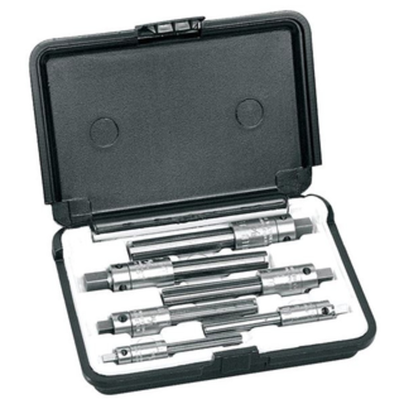 Walton 6 Piece 3/16 to 1/2 4 Flute Tap Extractor Set – 18001